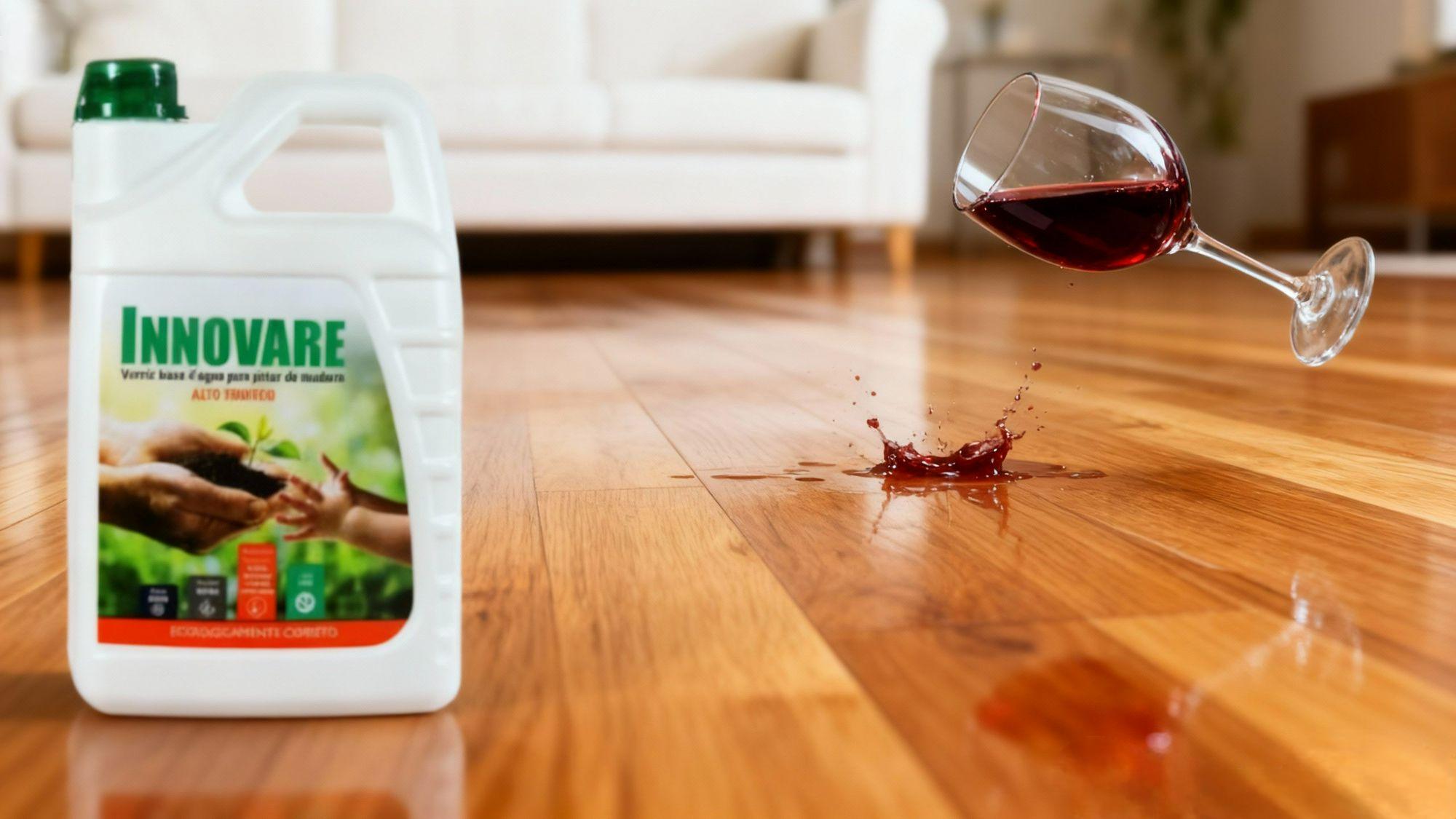 Verniz resistente a vinho